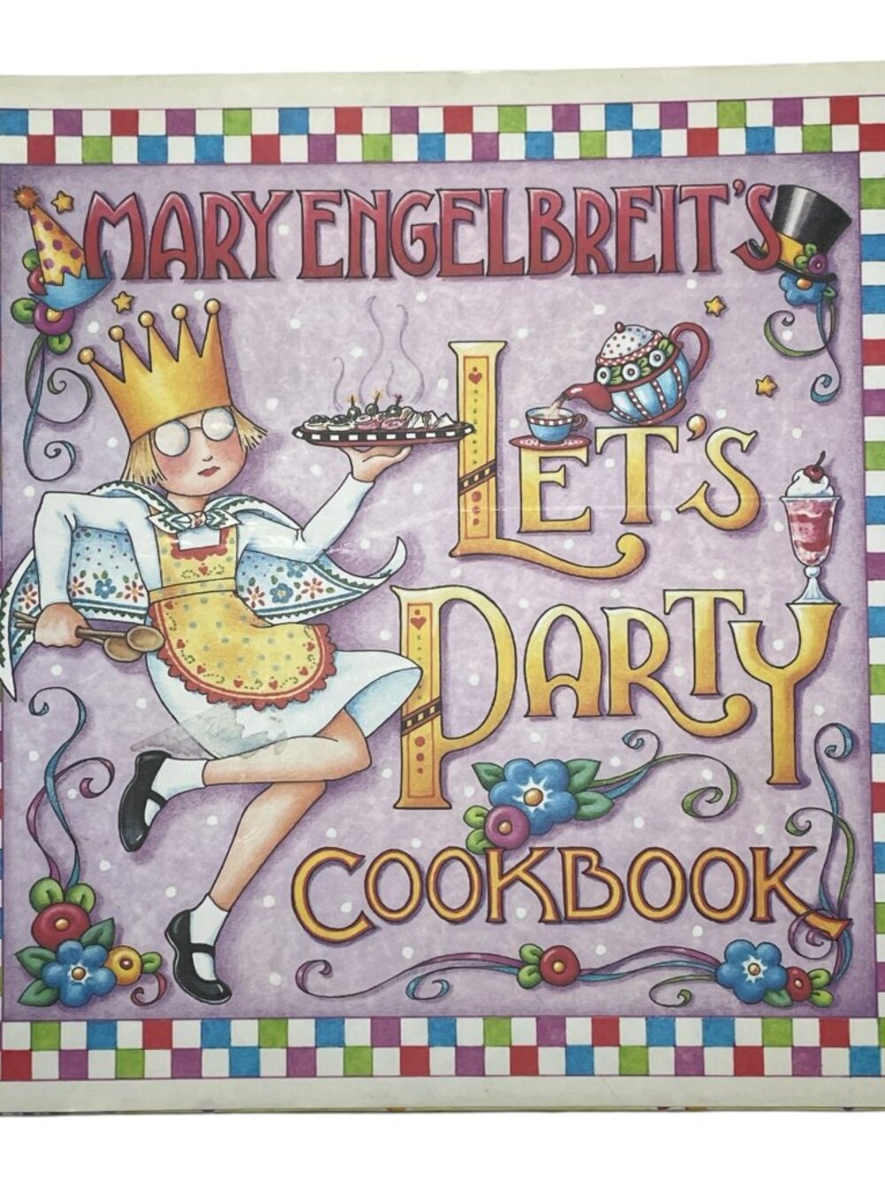 Mary Englebreit's Let's Party Cookbook Hardcover & Dustjacket 2001 First US Ed
